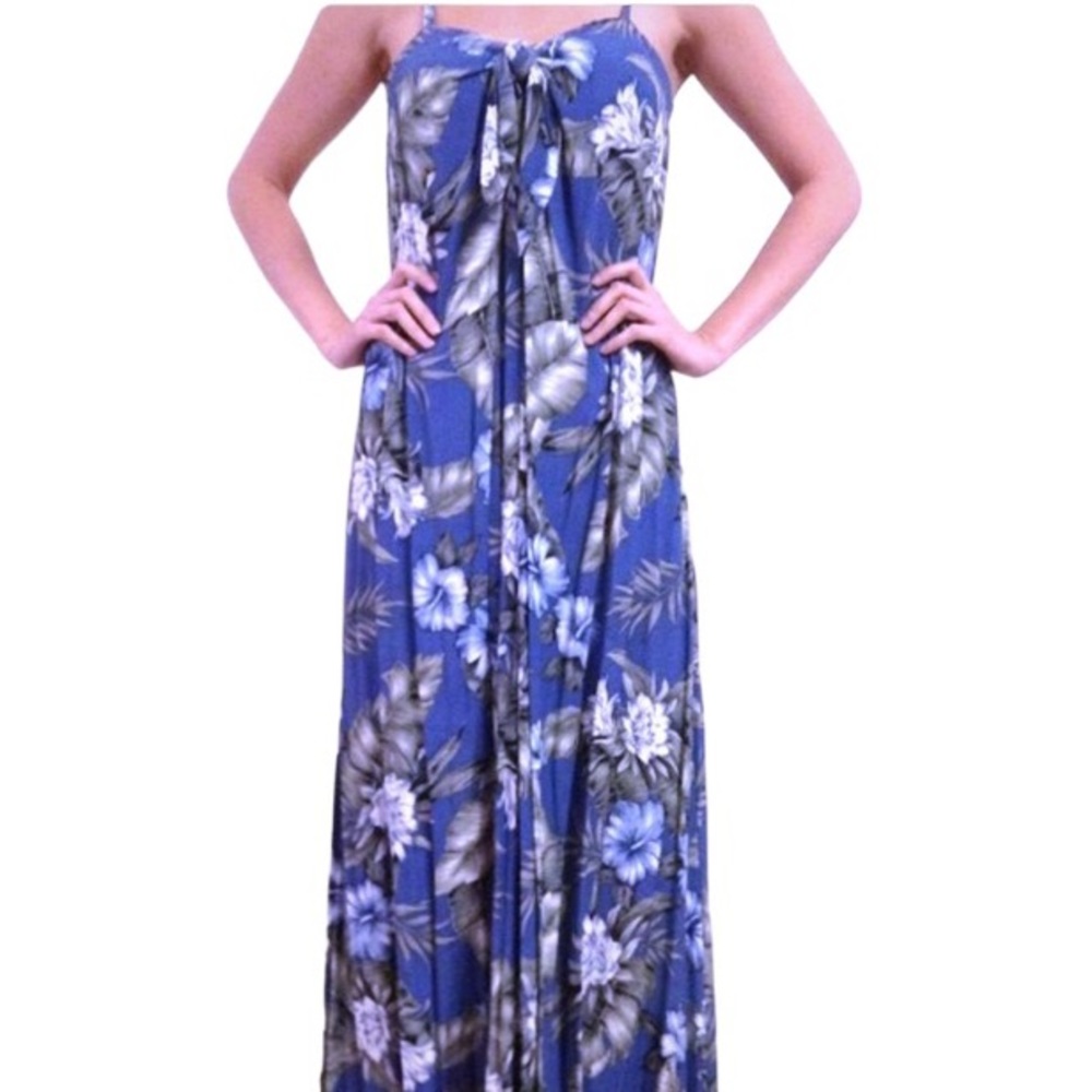 ❤️ Aloha Hawaiian Print Maxi Dress
